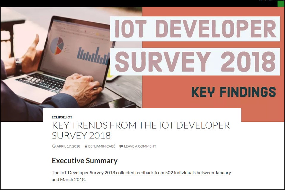 IoT Developer Survey 2018